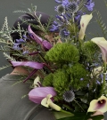 Bouquet with exotic flowers Lilac Paradise