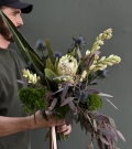 Ramo tropical con protea real