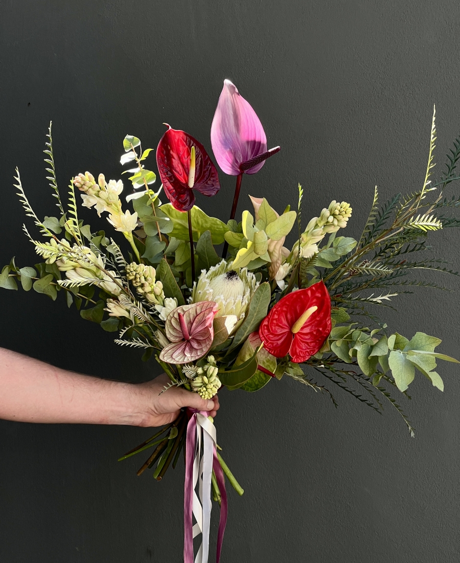 Ramo con flores exóticas 