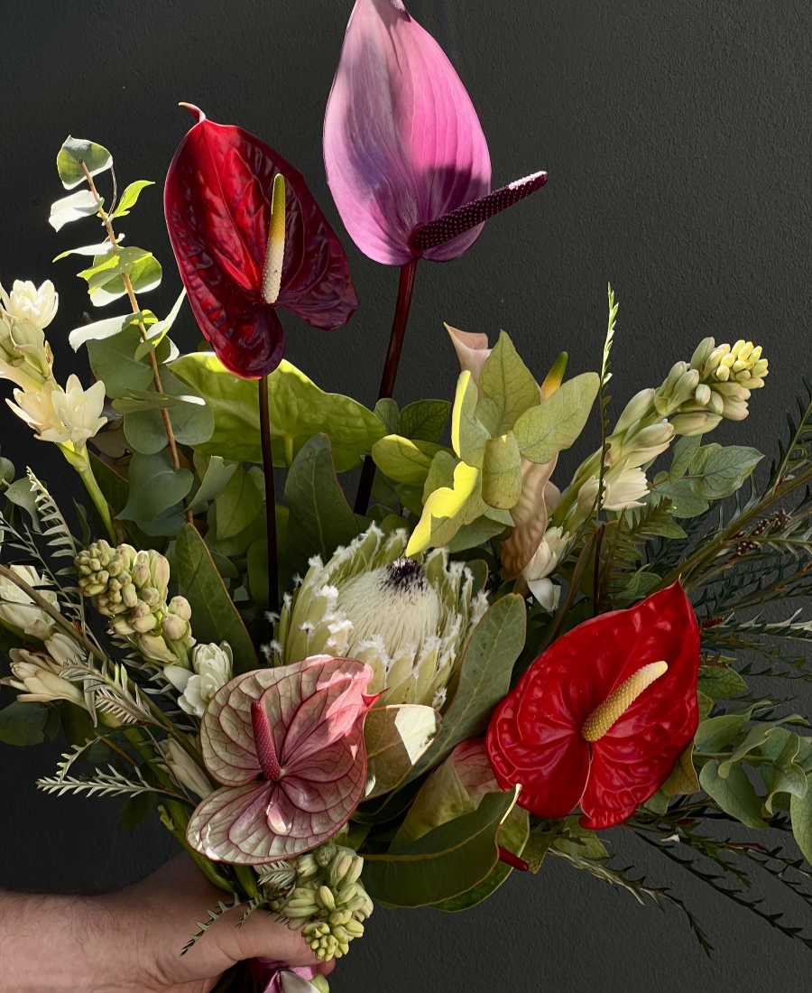 Ramo con flores exóticas 