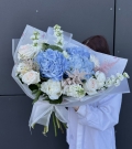 Ramo de peonías y hortensias de autor - Tejidos elegantes