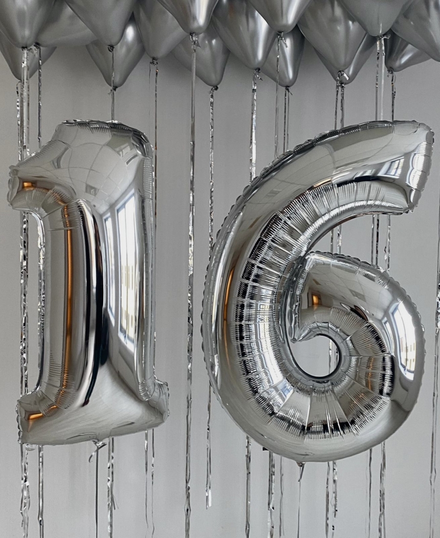 Silver Birthday Set