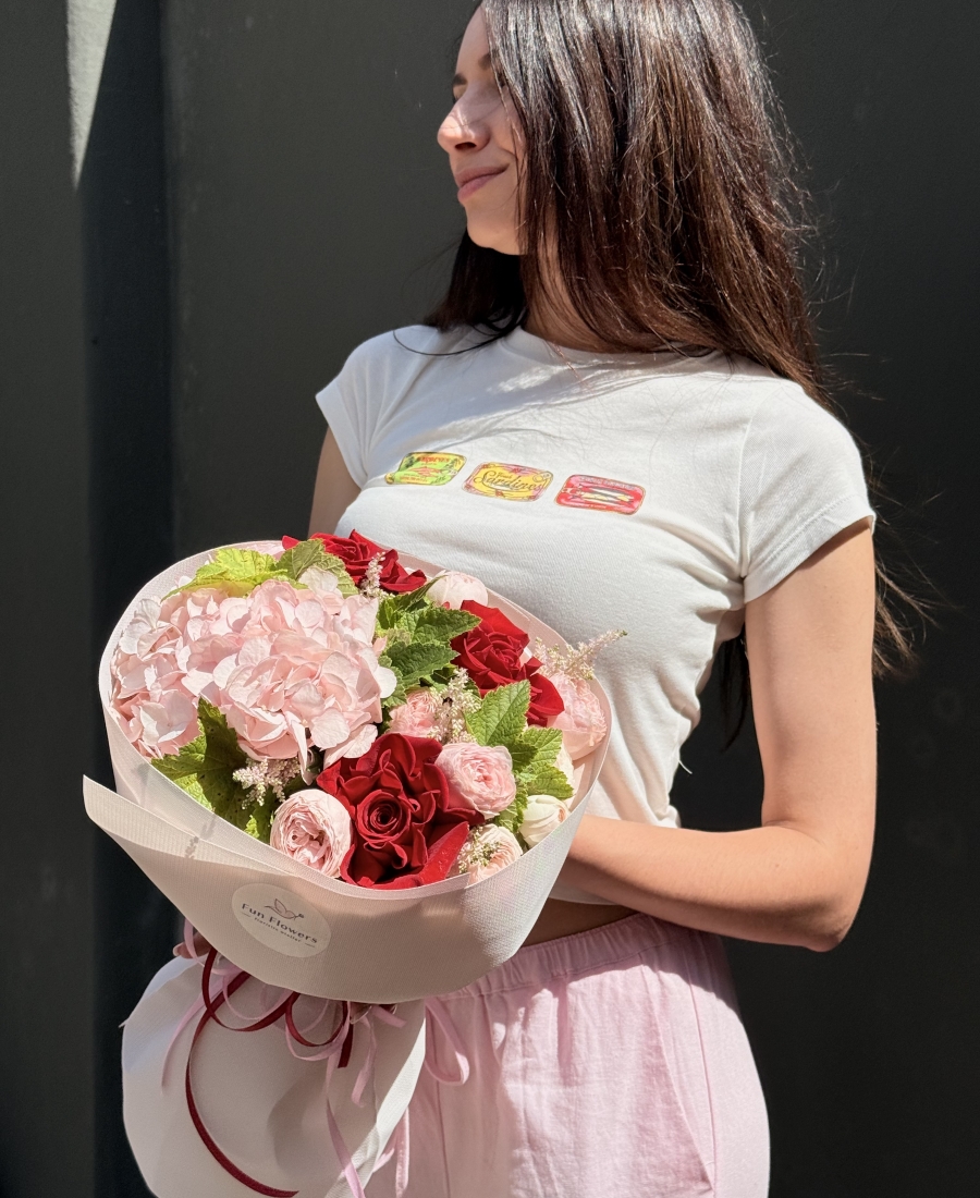 Flower compliment Rosé mood