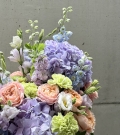 Flower hatbox “Lilac candy”