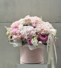 Flower hatbox “Cotton Candy”