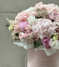 Flower hatbox “Cotton Candy”