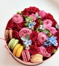 Caja con macarrones franceses (S 21 cm)