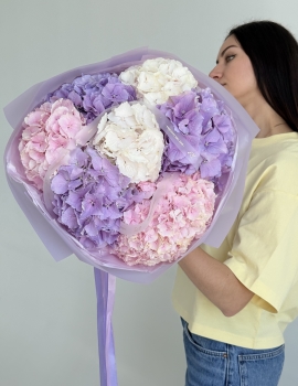 Mezcla de Hortensias Pastel