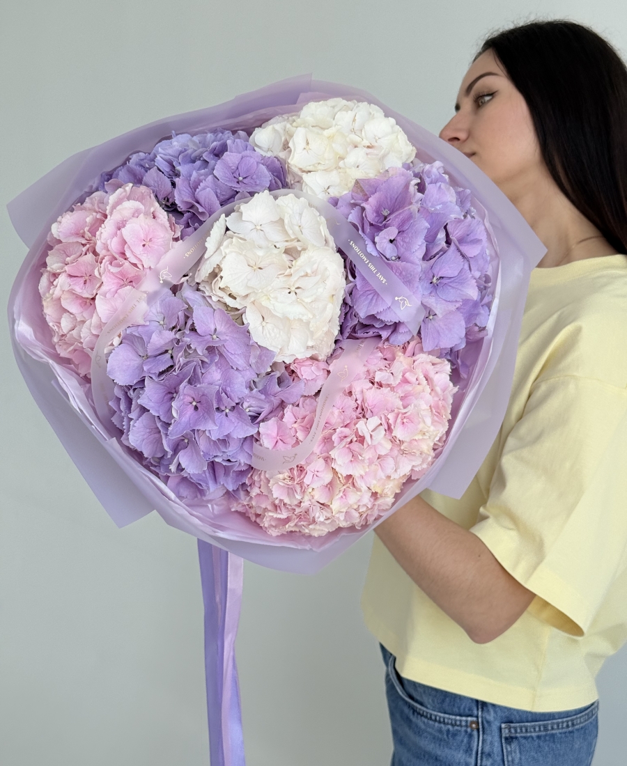 Pastel hydrangea mix