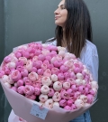 Ramo con arbustos de peonías - PINK BLOSSOM