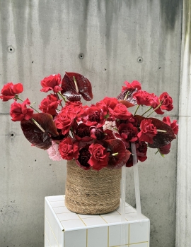 “Passionate red”