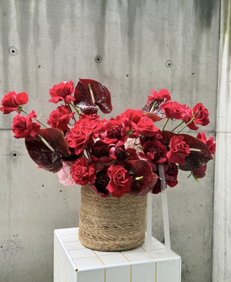 “Passionate red”