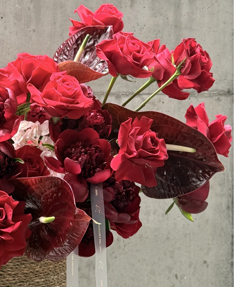 “Passionate red”