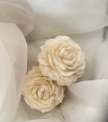 Decorative candles - Peonies - handmade