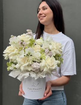 Caja de flores aromáticas