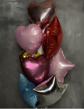 Set de 10 Globos de Aluminio