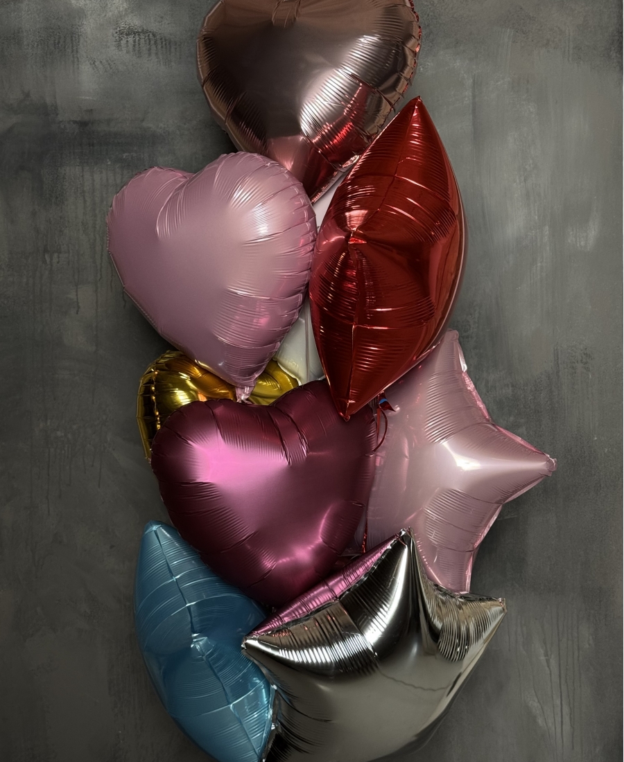 Set de 10 Globos de Aluminio