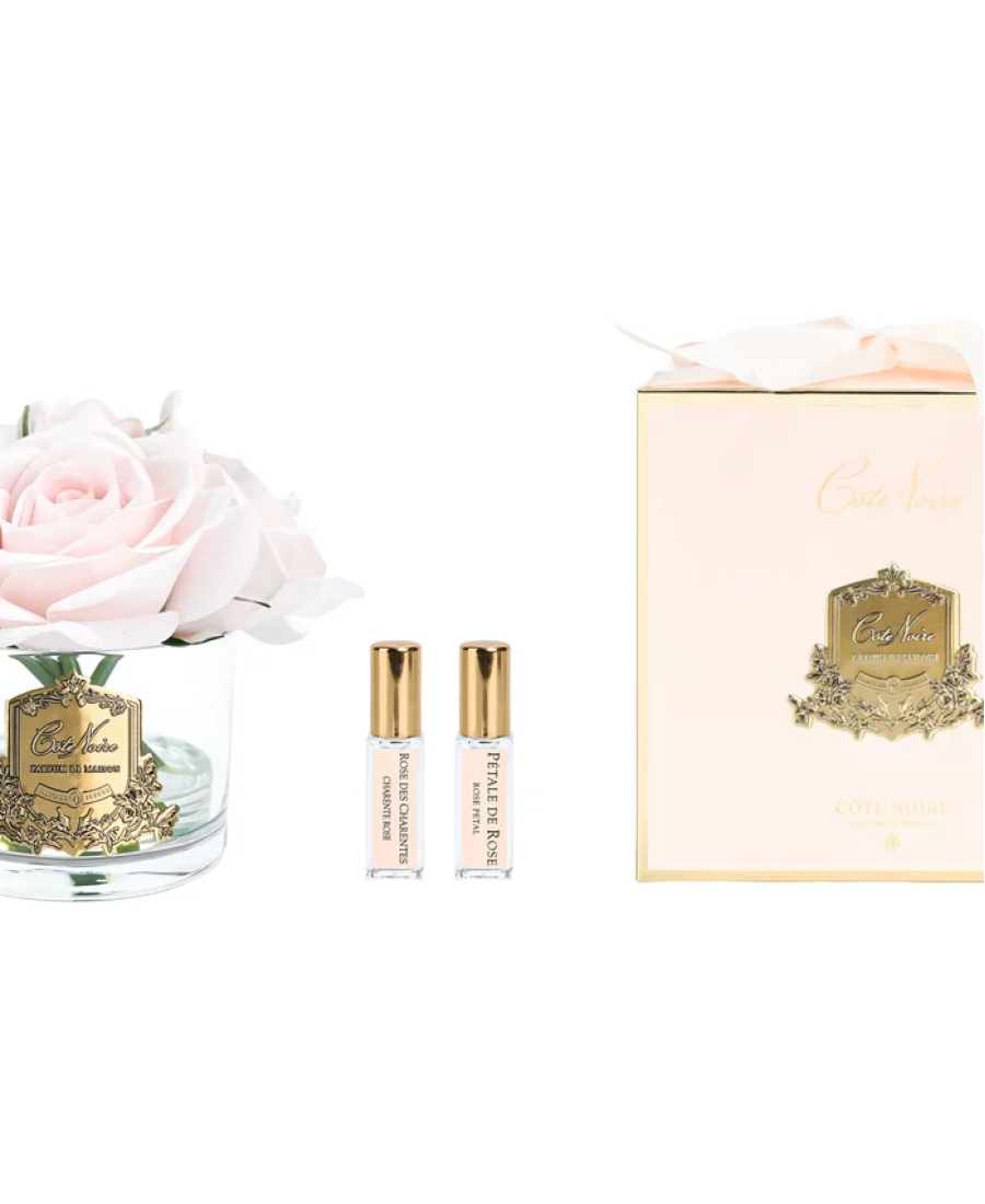 "Côte Noire" - Five Scented Pink Roses