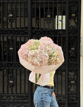 "Blush Cloud" - Ramo de Hortensias XL