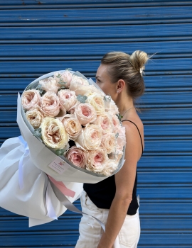"Blush Grandeur" - Ramo Elegante
