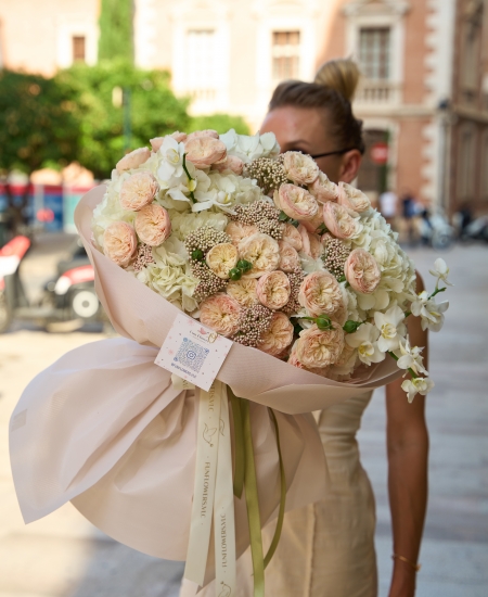 "Champagne Blush" - Ramo Elegante
