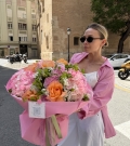 Author’s bouquet “Peach Kiss”