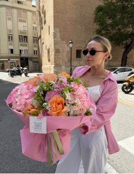 Author’s bouquet “Peach Kiss”
